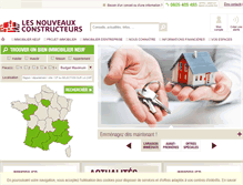 Tablet Screenshot of lesnouveauxconstructeurs.fr